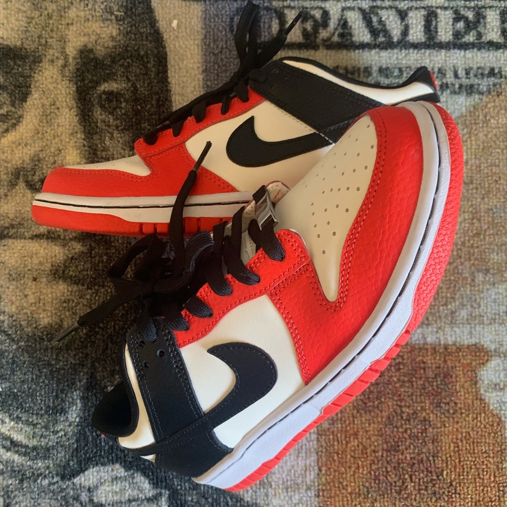 🖤❤️NIKE DUNK LOW GS SNEAKERS❤️🖤